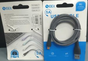 CABLE USB IBEK IPHONE 5A CB-2402