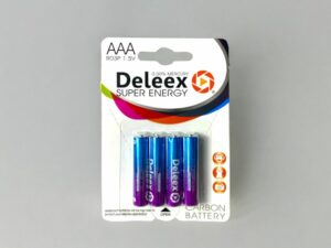 PILA DELEEX AAA CARBON R03P 1.5V