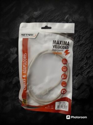 CABLE DE RED 1M NETMAK NM-C04-1