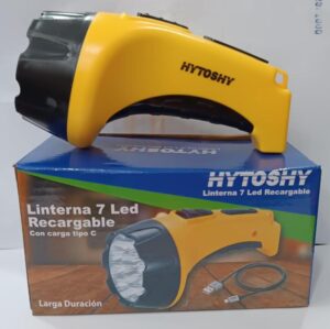 LINTERNA 7 LED RECARGABLE