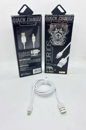 CABLE IPHONE 2M 3.1A TREQA (CABIP2M)