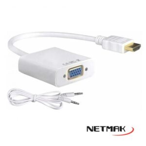 ADAPTADOR HDMI -VGA + Audio BOLSA