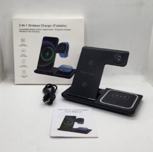BASE CARGADOR USB 3 EN 1 15W