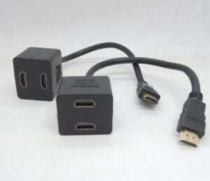 CABLE EXTENSOR HDMI 1MACHO 2HEMBRAS