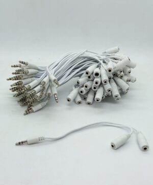 CABLE EXTENSION AUDIO 3.5 MACHO A 2 HEMBRAS