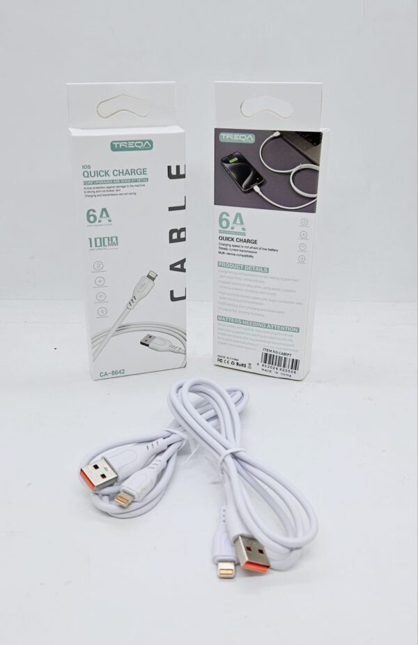 CABLE IPHONE 6A CAJA CARGA Y DATOS TREQA (CABIPT)