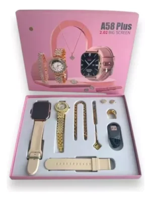 Reloj smart watch , con cadena y aro