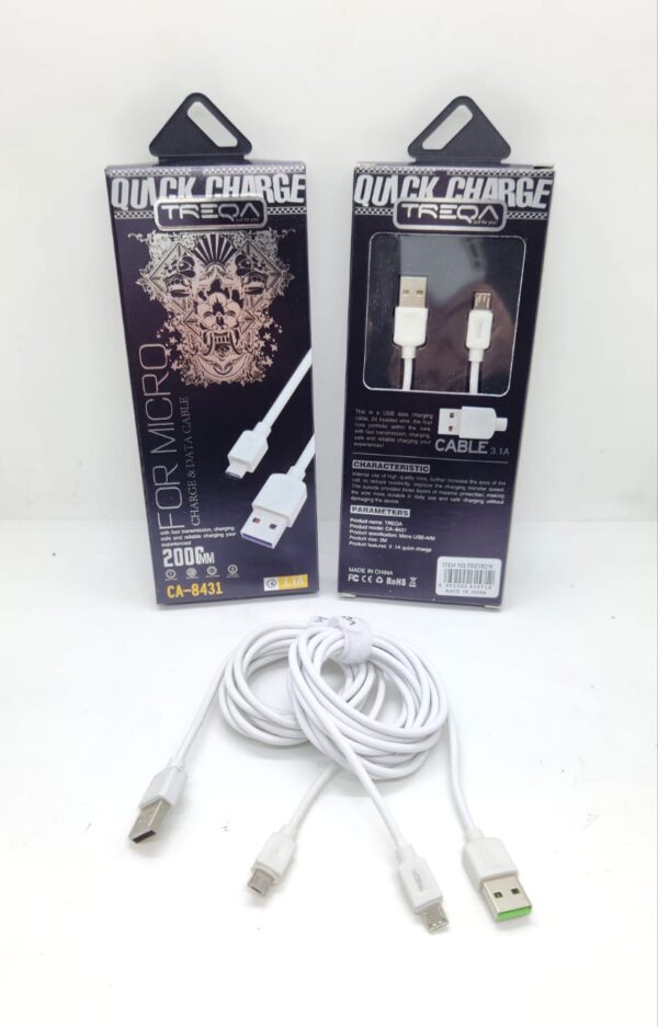 CABLE V8 2 METROS TREQA 3.1 AM (CABV82M)